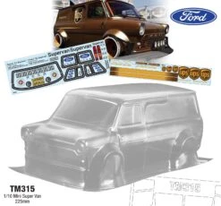 Ford Super Van UPS M Chassis Tamiya M05 M06 M07 M08 Xpress Transit