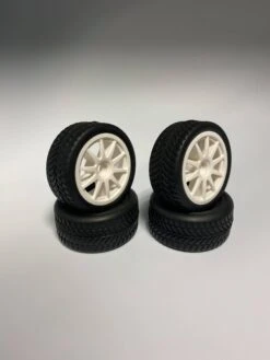 D008 Road Tire On-Road Grip Tyre Set 52mm X 26mm Wheel Tamiya Kyosho HPI TYP2