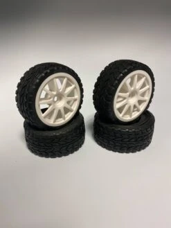 D039 Road Tire On-Road Grip Tyre Set 52mm X 26mm Wheel Tamiya Kyosho HPI TYP2