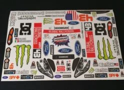 Fiesta M Chassis Monster Decals