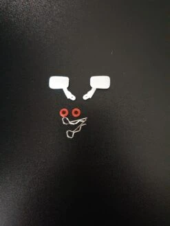 Mk1 Mk2 Escort Wing Mirrors Tamiya TT01 TT02