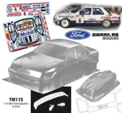 Ford Sapphire Cosworth Carglass 225mm Tamiya M Chassis M-chassis M06 M07 M08 Xpress