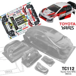 TC112 Yaris Tamiya Replica 190mm X 257mm