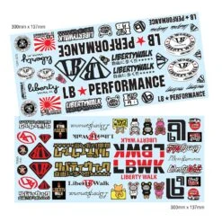 TC920 1/10 LB Sticker, 300mm X 137mm RC Decals Tyre Tamiya HPI KYOSHO