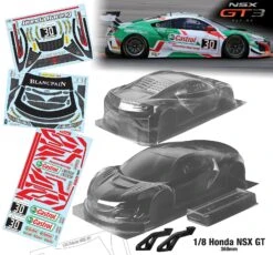 Honda NSX GT3 (360mm) HOBAO Kyosho Mugen Sworkz TLR Hotbodies Traxxas