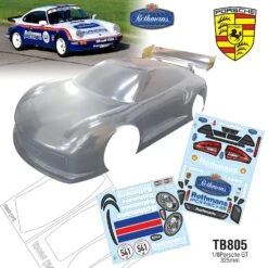 TB805 1/8 Porsche 911GT ROTHMANS (325mm) HOBAO Kyosho Mugen Sworkz TLR Hotbodies Traxxas