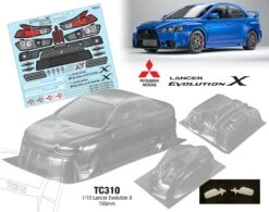 TC310 1/10 Lancer Evcolution X, 195mm