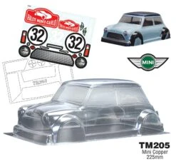TM205 Mini 225mm M-chassis Body Shell