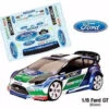 Ford Rally Focus (360mm) HOBAO Kyosho Mugen Sworkz TLR Hotbodies Traxxas