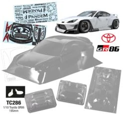 TC286 1/10 Toyota GR86 , 195mm Drift Tamiya TT01 TT02