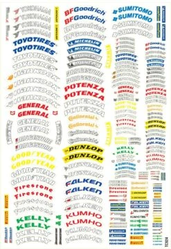 TC924 Tire Logo Sticker, A4 RC Decals Tyre Tamiya HPI KYOSHO -Trendy Toy Car Store FA203892 CCF5 4E76 A9B0 54075F6E894F