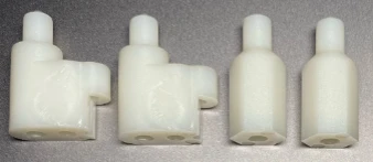 Battery Mounts (White) For Yokomo Dogfighter FZ-0023 1 Battery Mounts (White) For Yokomo Dogfighter FZ-0023