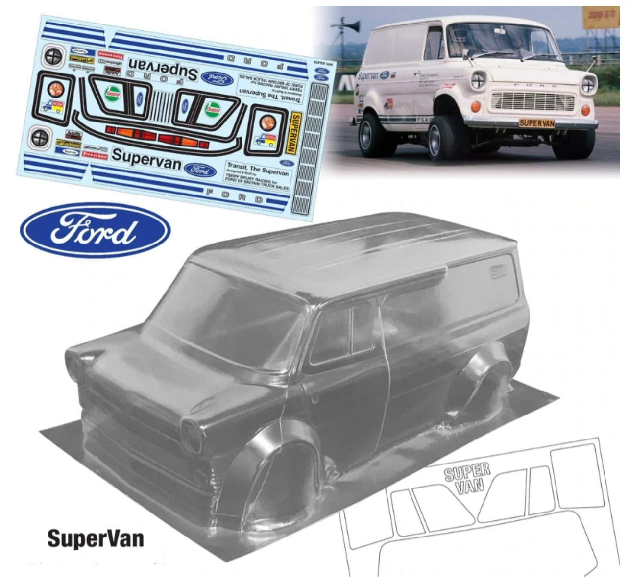 Ford Super Van M Chassis Tamiya M05 M06 M07 M08 Xpress Transit 1 Ford Super Van M Chassis Tamiya M05 M06 M07 M08 Xpress Transit