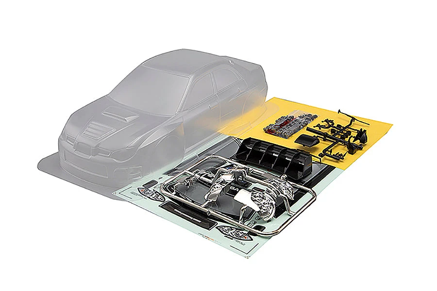 KILLERBODY SUBARU IMPREZA WRC 2007 CLEAR BODY KIT KB48761 1 KILLERBODY SUBARU IMPREZA WRC 2007 CLEAR BODY KIT KB48761