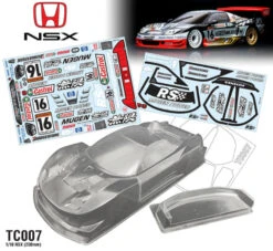 TC007 1/10 NSX GT500 Tamiya TT01 TT02 200mm