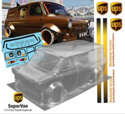 Ford Super Van 215mm X 257mm For TT01 TT02 Tamiya Transit -Trendy Toy Car Store image 85d2928b e80c 4f8d 871b 842aca17598c