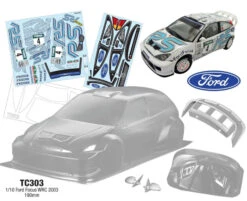 TC303 RS Ford Focus WRC Tamiya #58308 Replica TT01 TT02 HPI 190mm 257mm