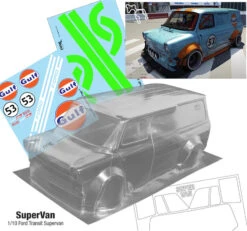 Ford Super Van 215mm X 257mm For TT01 TT02 Tamiya Transit -Trendy Toy Car Store image f9fb5a0b 1d42 4ae5 8252 9f9ac4128ff0