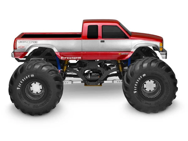 JConcepts 1988 Chevy Silverado Extended Cab Monster Truck Body (fits 7in X 13in Monster Trucks) JC0339 3 JConcepts 1988 Chevy Silverado Extended Cab Monster Truck Body (fits 7in X 13in Monster Trucks) JC0339 - Image 3